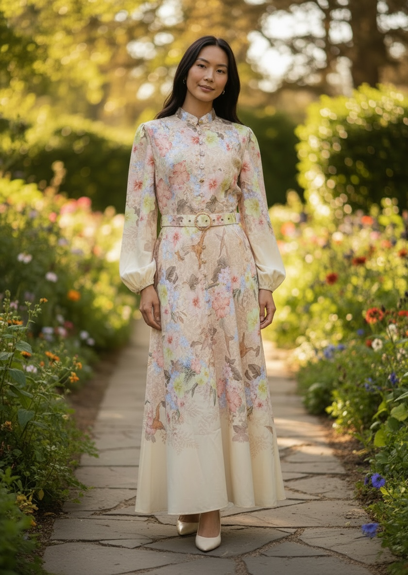 Floral Elegance Maxi Dress