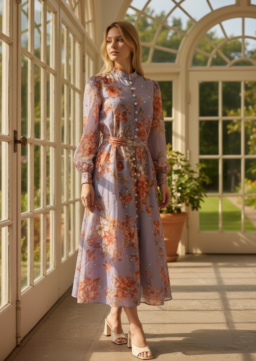 Ethereal Floral Maxi Dress