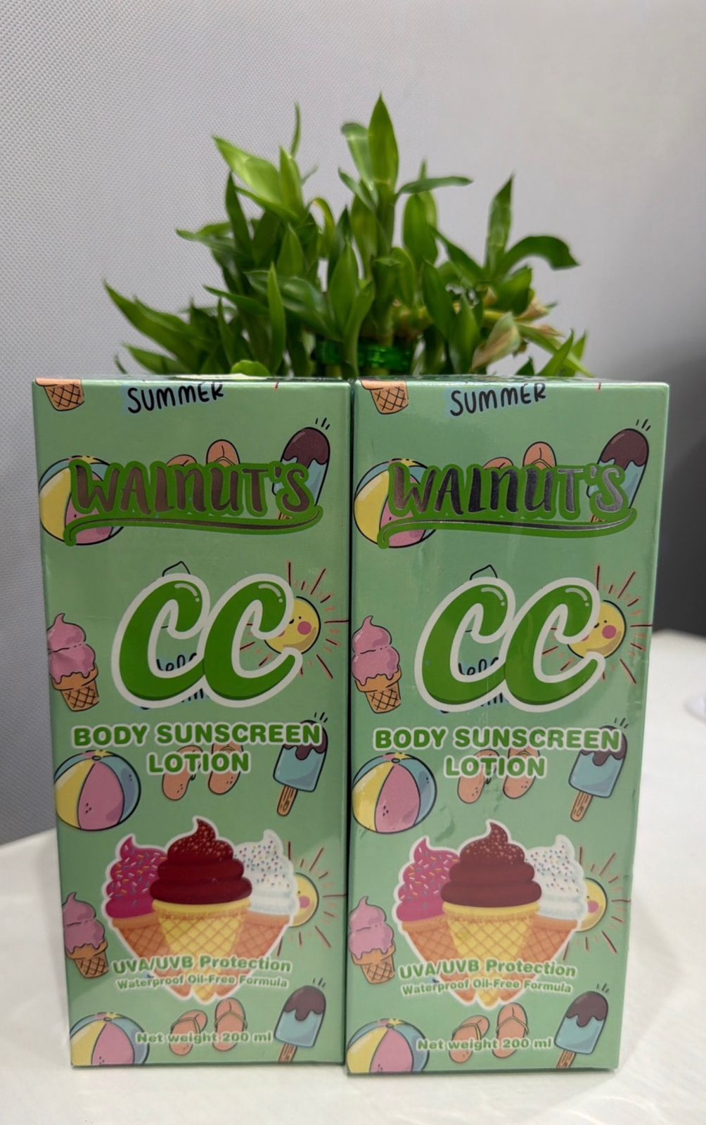 Walnut CC Body Sunscreen Lotion (For Fair Skin)
