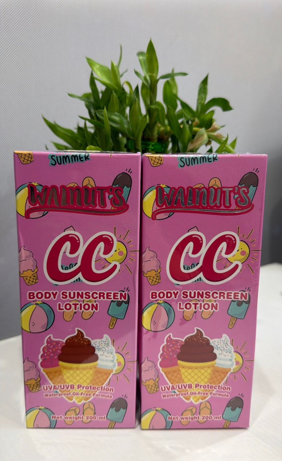 Walnut CC Body Sunscreen Lotion (For Morena Skin)