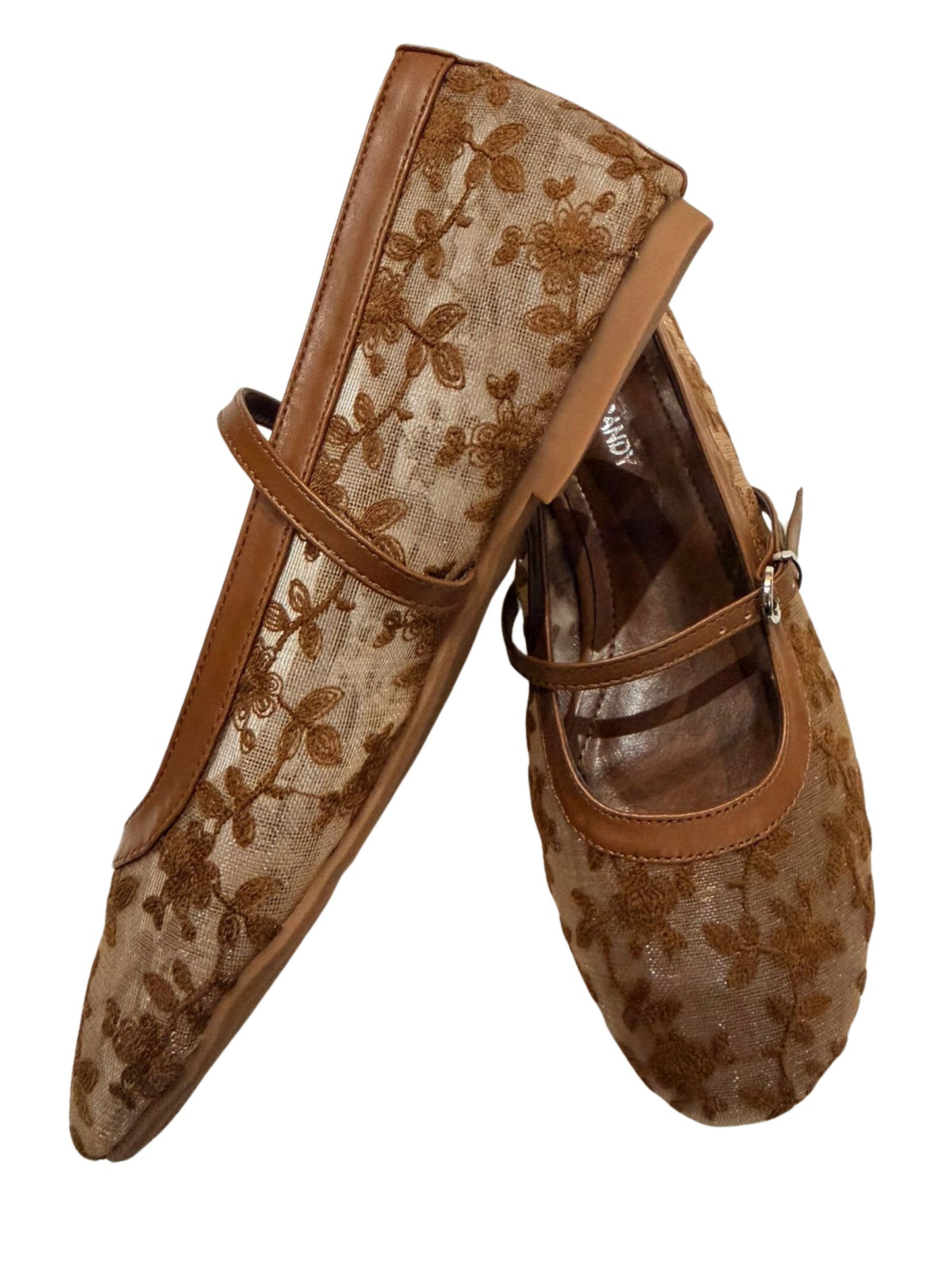 Sophisticated Floral Mary Jane Shoes – Versatile Style for Women
