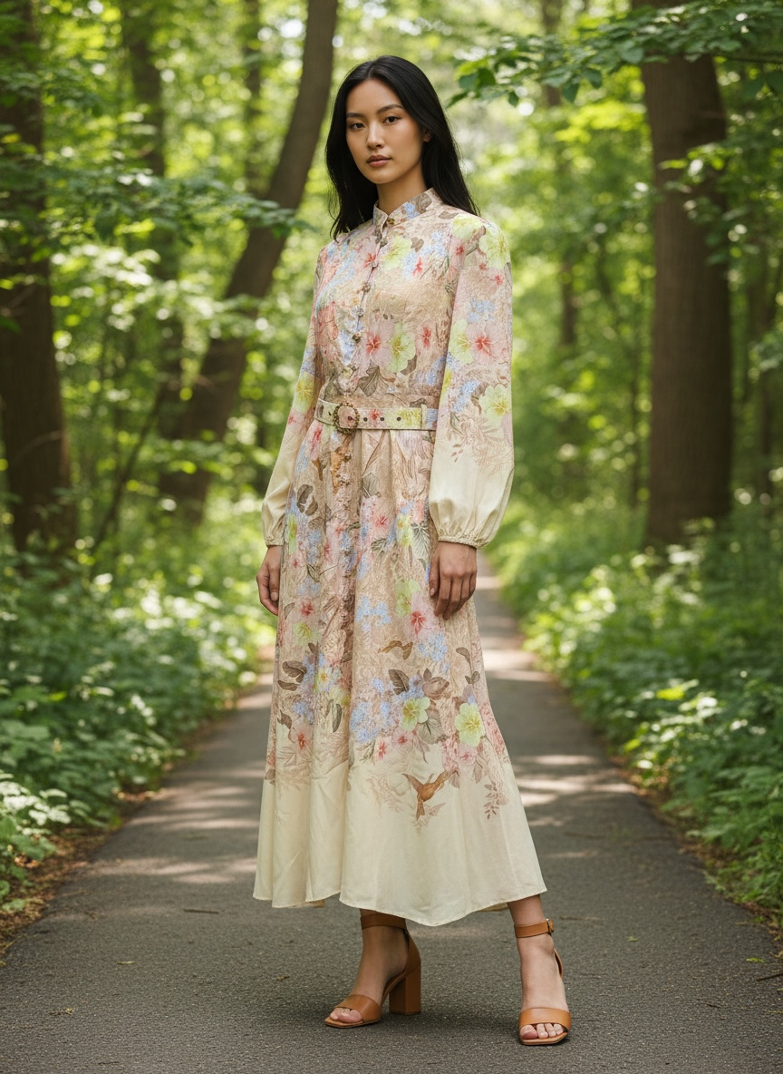 Floral Elegance Maxi Dress