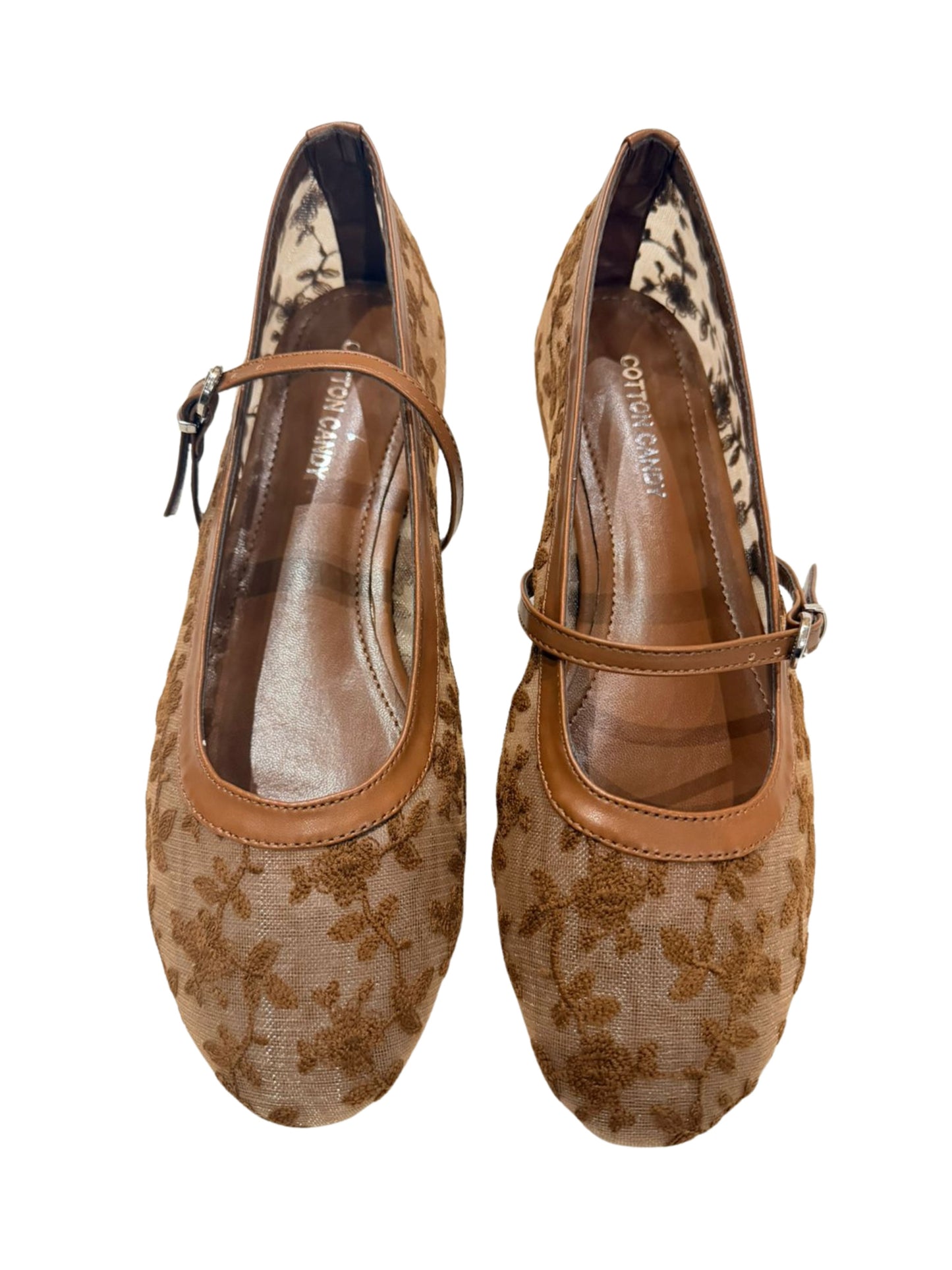 Sophisticated Floral Mary Jane Shoes – Versatile Style for Women