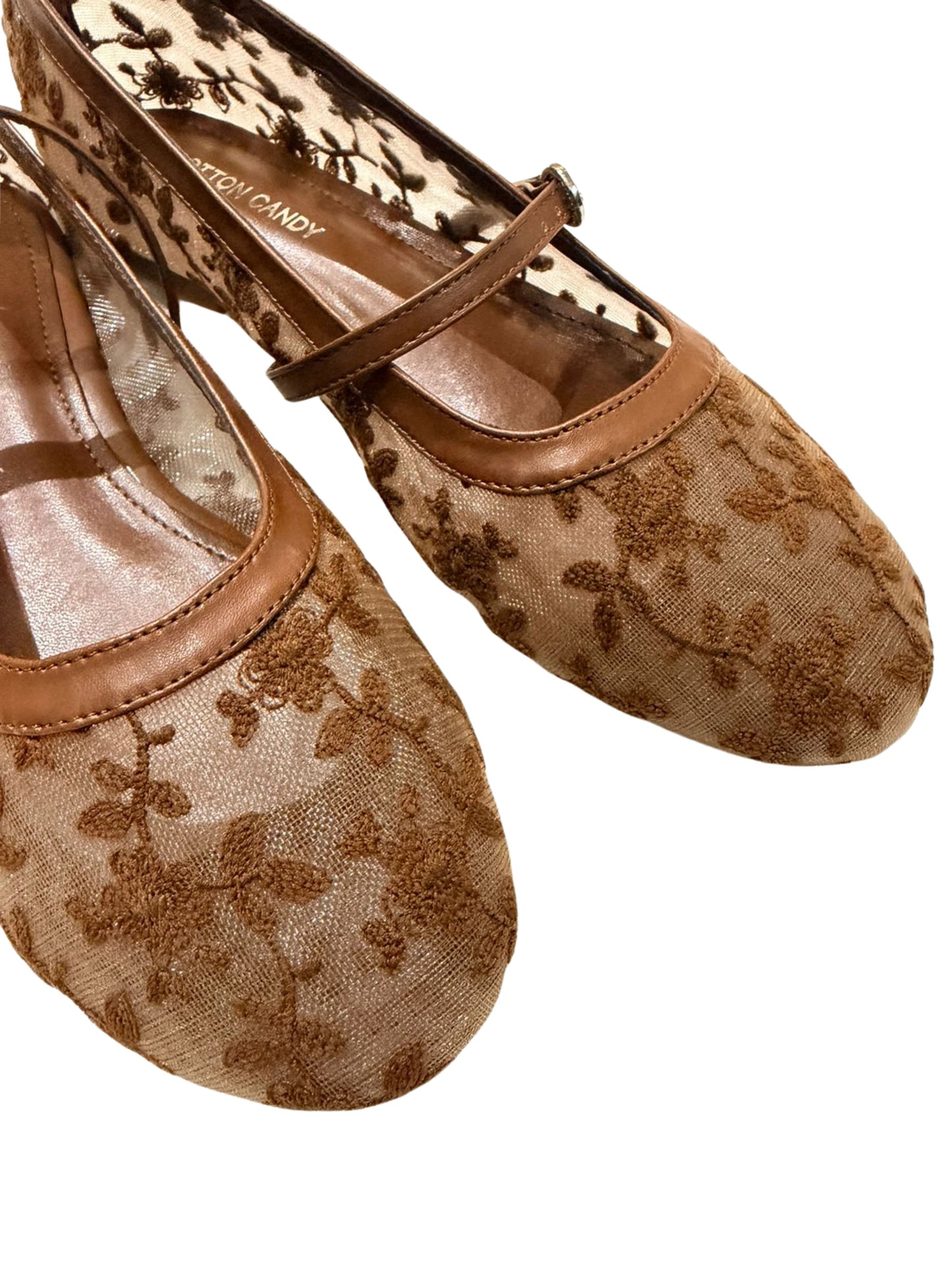 Sophisticated Floral Mary Jane Shoes – Versatile Style for Women