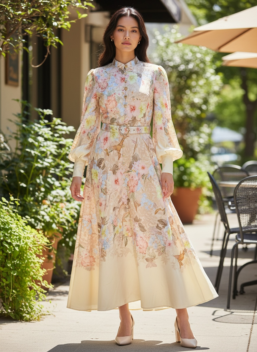 Floral Elegance Maxi Dress
