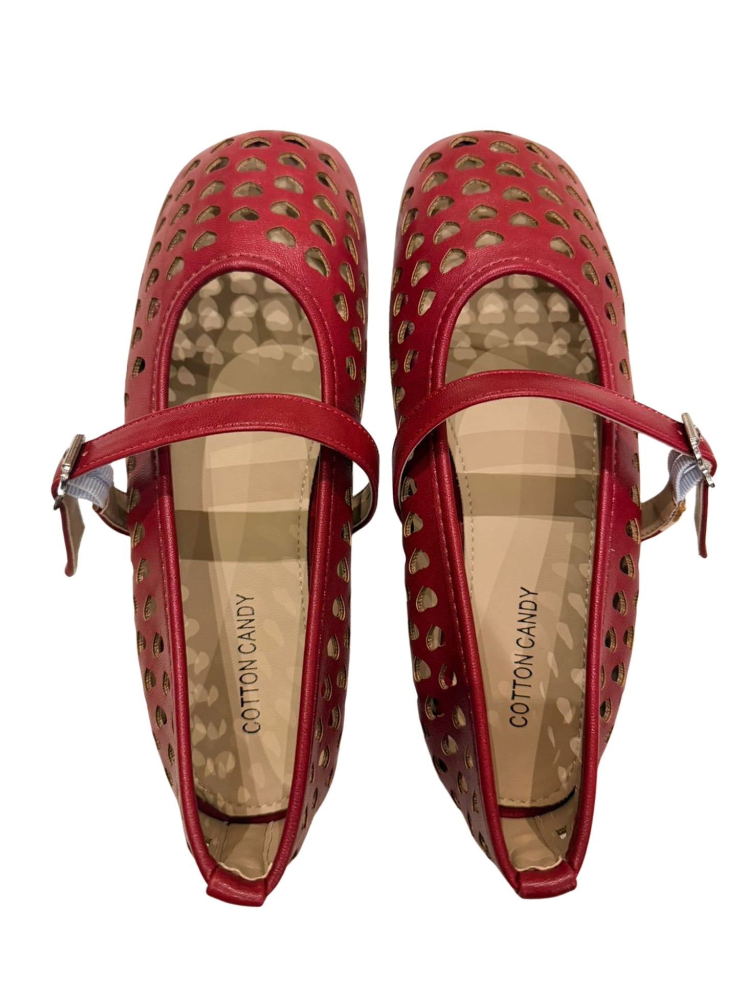 Red Heart Women’s Mary Jane Shoes – Classic Design with a Twist