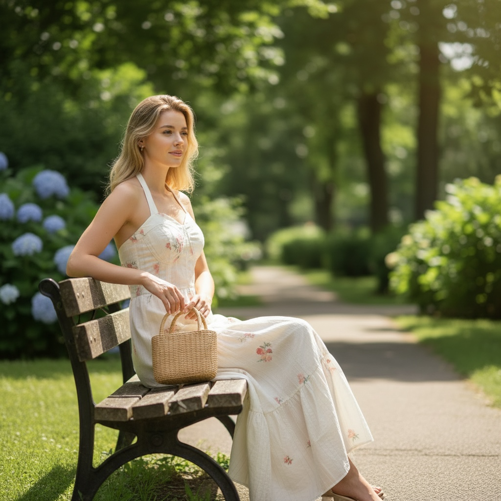 Floral Summer Maxi Dress for Women – Casual Chic Vacation Outfit