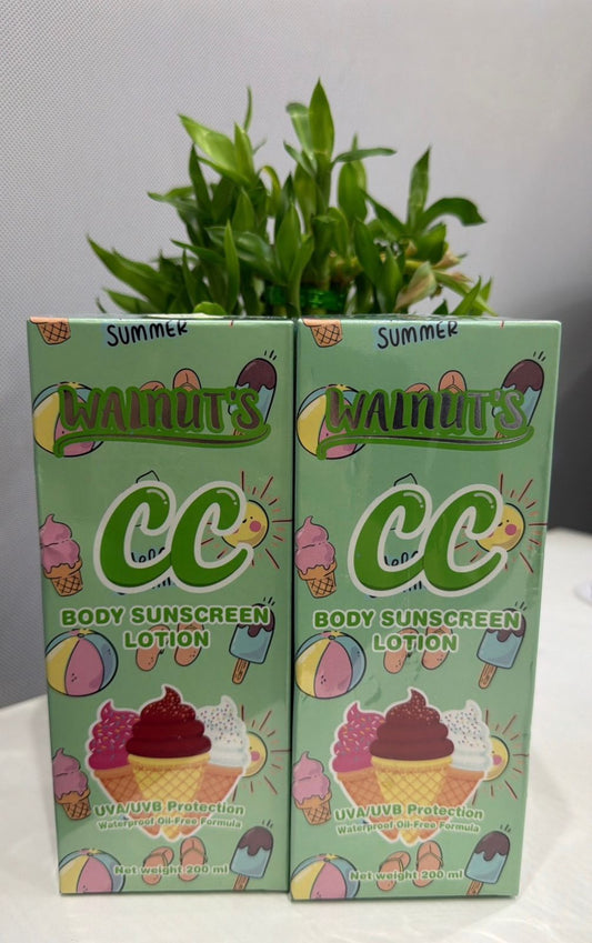 Walnut CC Body Sunscreen Lotion (For Fair Skin)