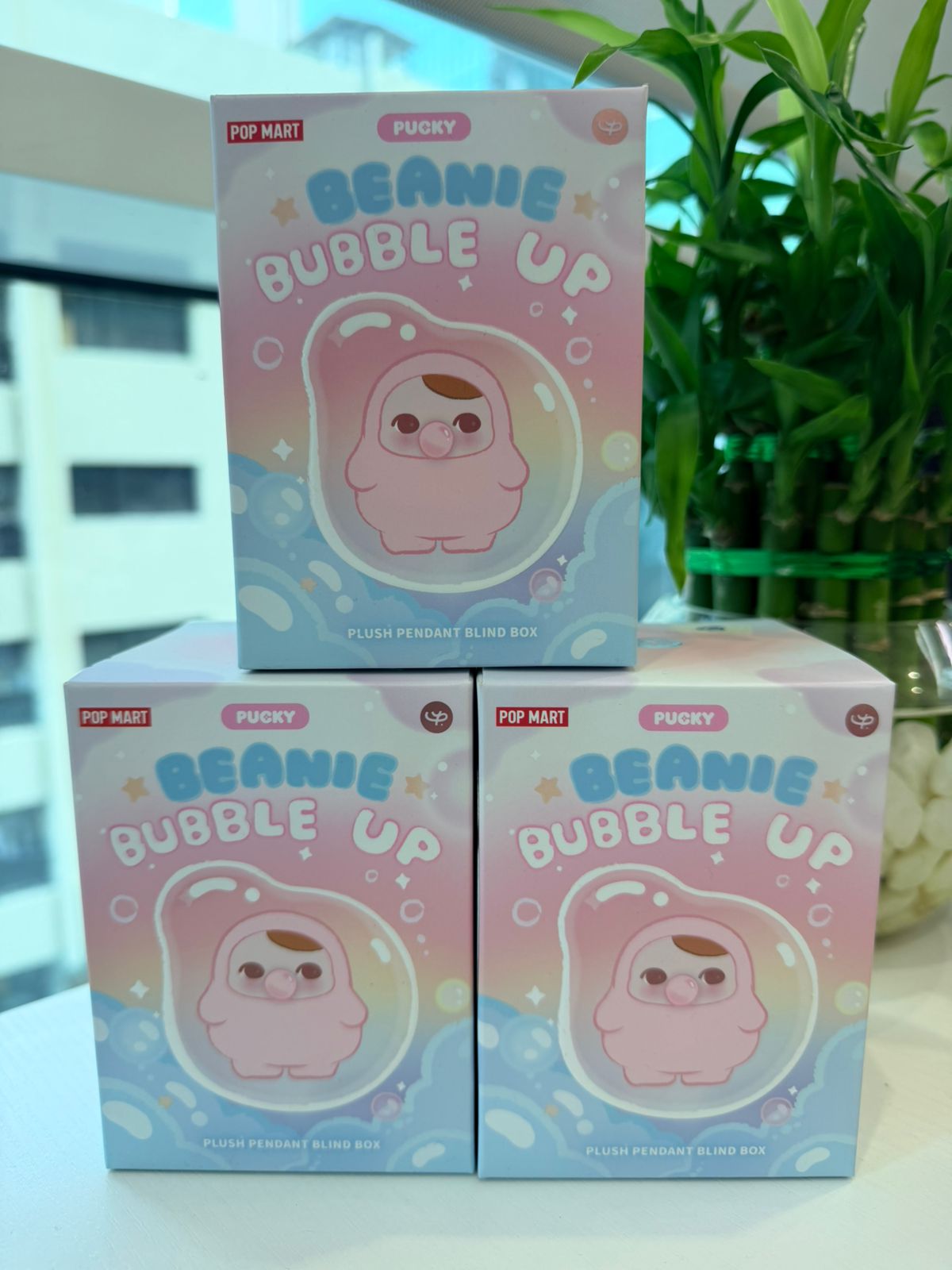 POP MART Pucky Beanie Bubble Up Plush Pendant Blind Box