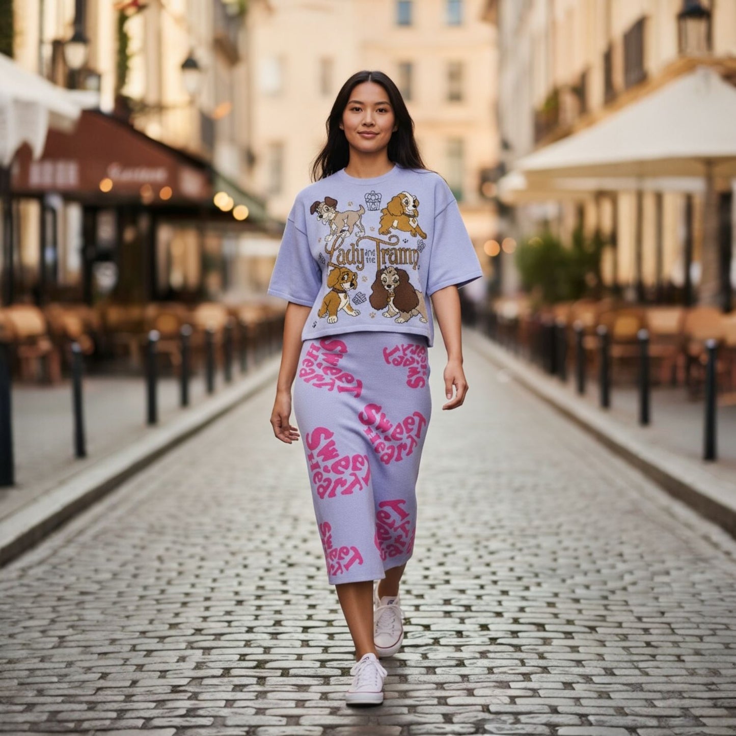 Knitted Fabric Coord Set – Stylish Comfort Meets Playful Design