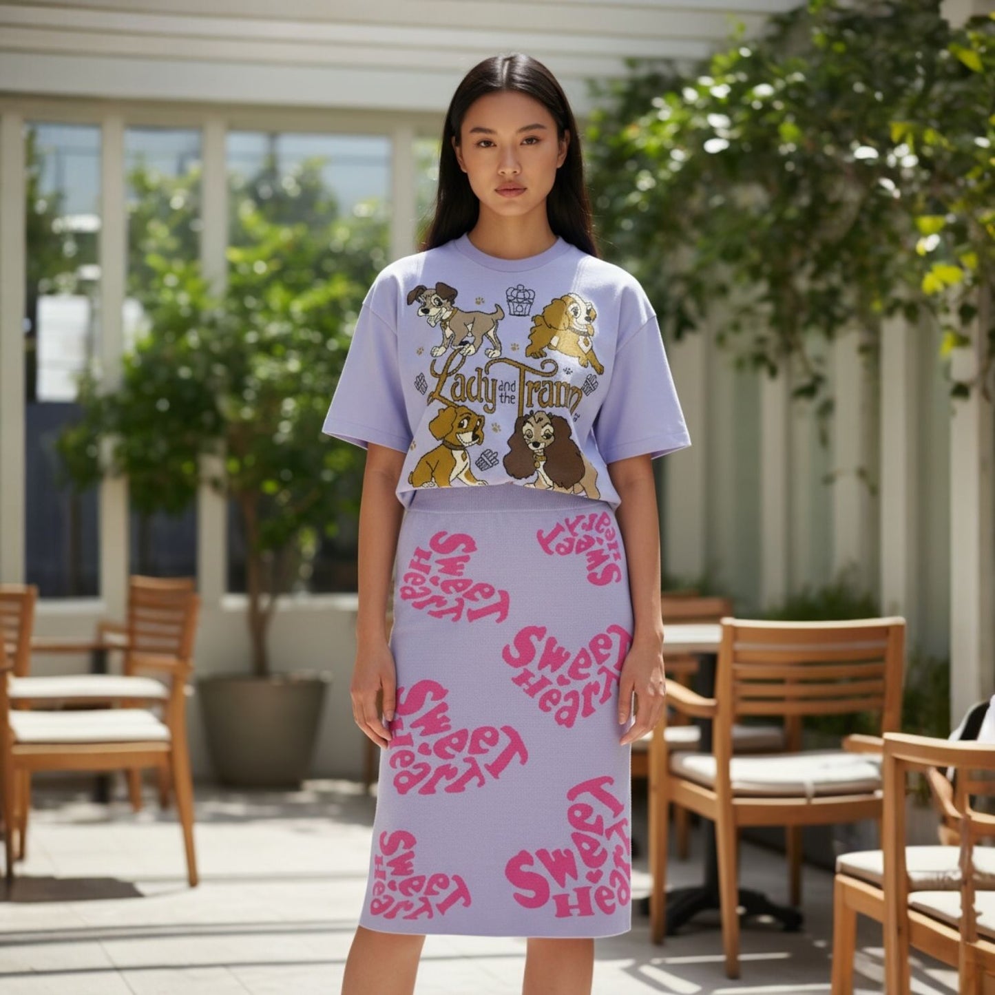 Knitted Fabric Coord Set – Stylish Comfort Meets Playful Design